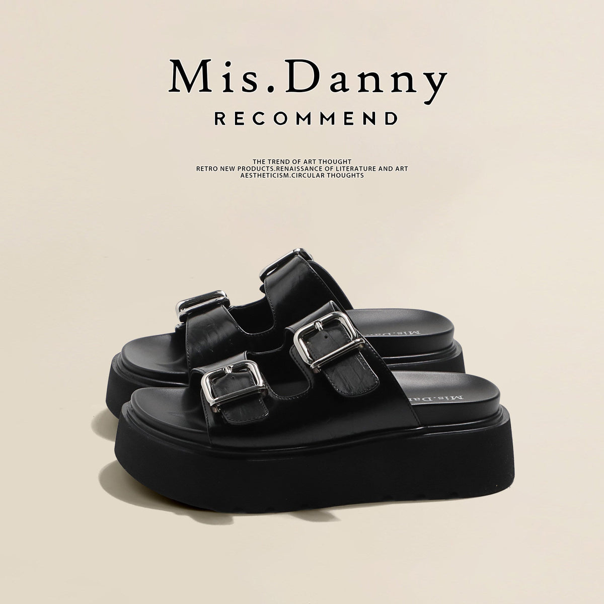 5.5cm Platform Non-Slip Sandals