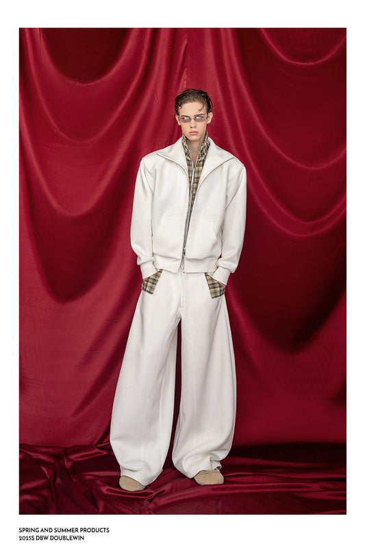 Turn-up Pocket Casual Pants