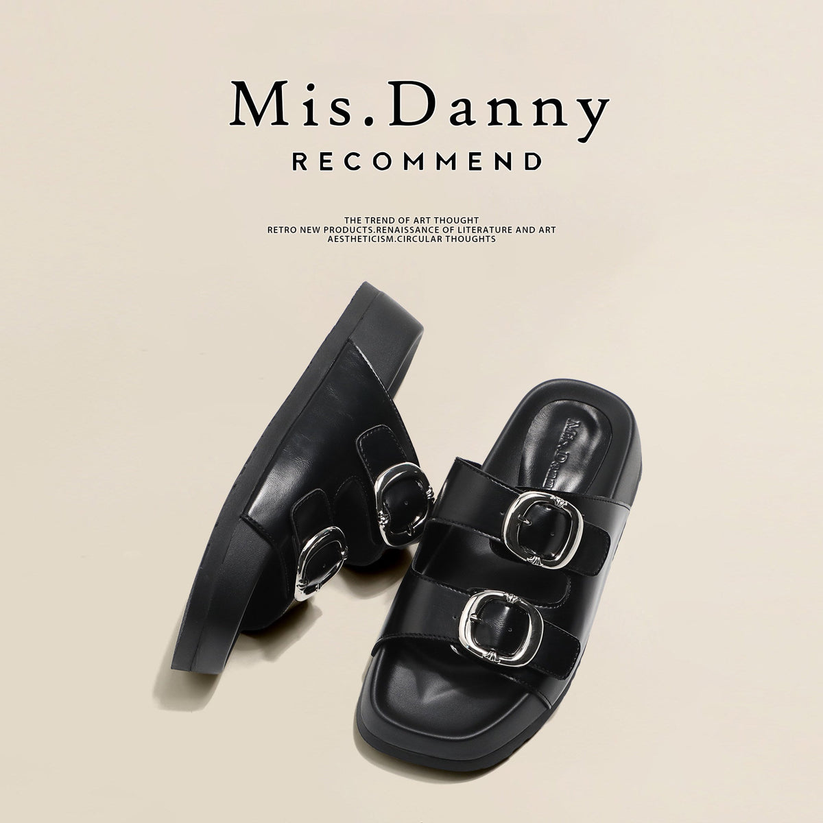 4.5cm Cork Platform Sandals