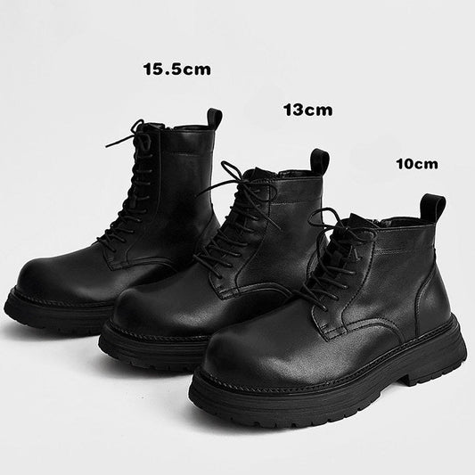 Platform Lace-Up Boots