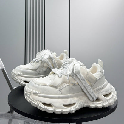 Chunky Platform Mesh Sneakers