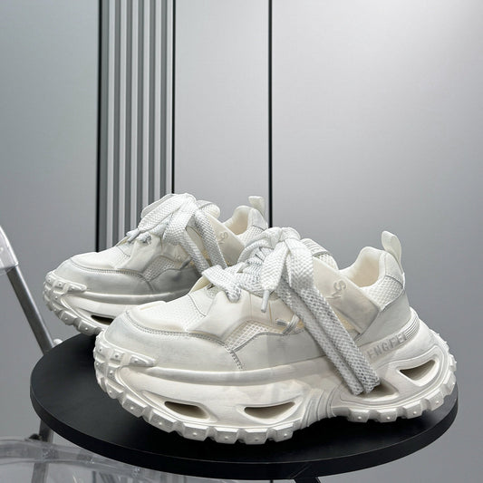 Chunky Platform Mesh Sneakers