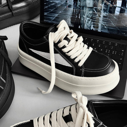 Chunky Platform Lace-Up Sneakers