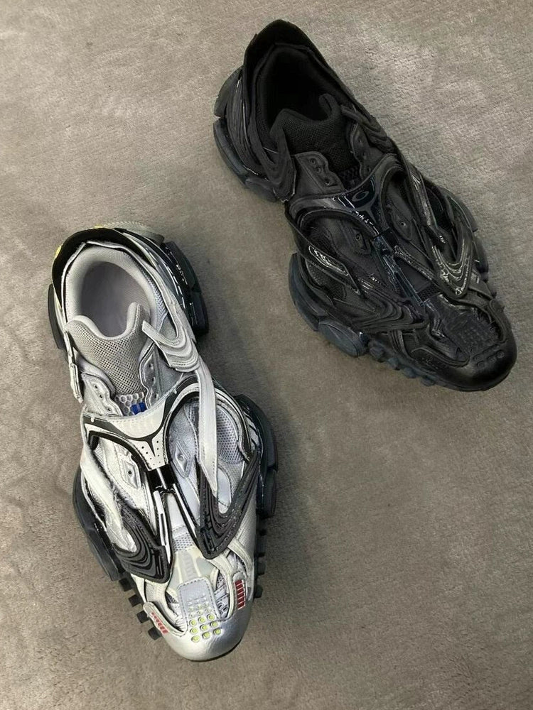 Crocodile Chunky Sole Dad Sneakers