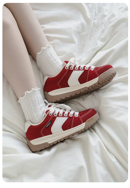 Crest Suede Court Sneakers