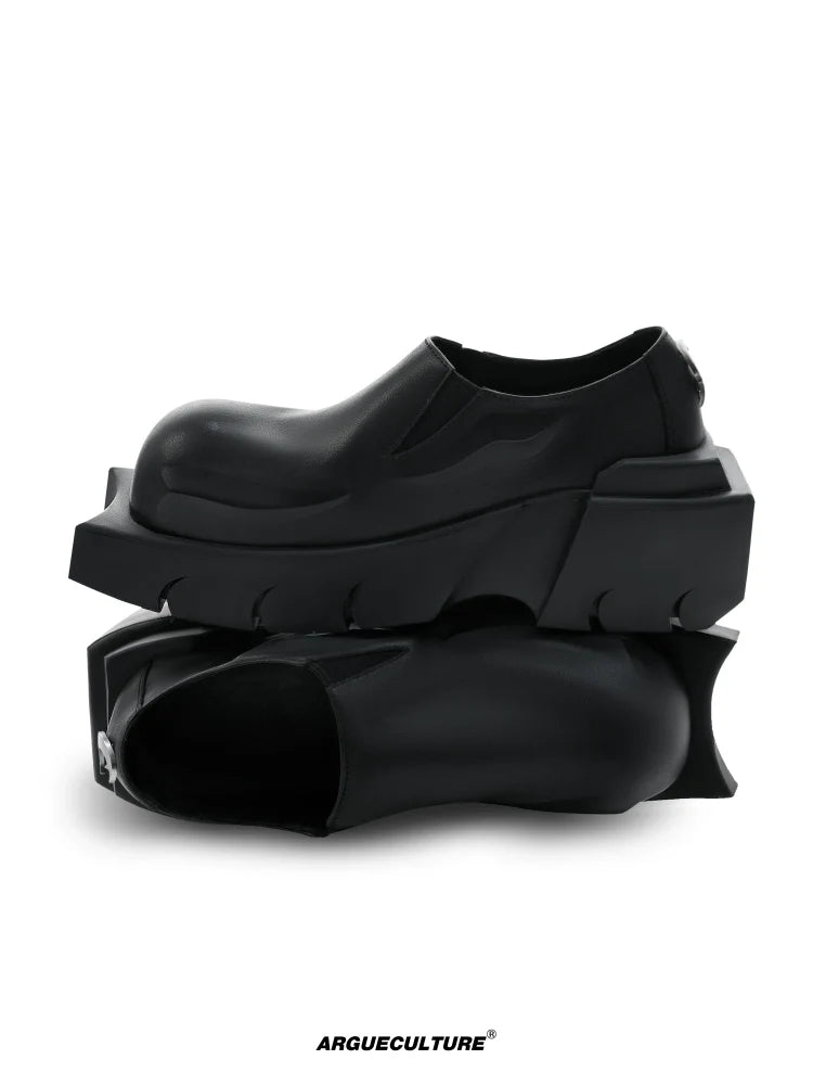 Leather Low-Top Shoes