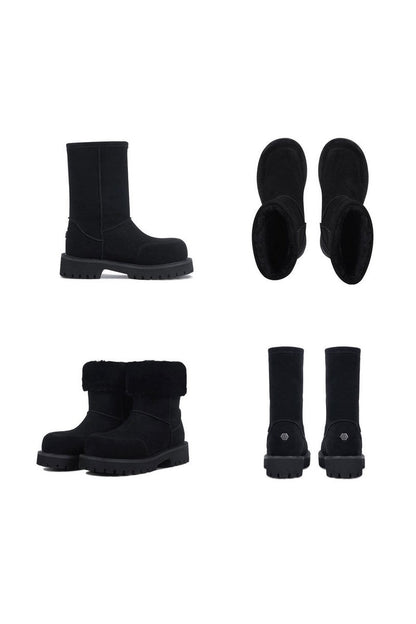 Tall Fleece Snow Boots