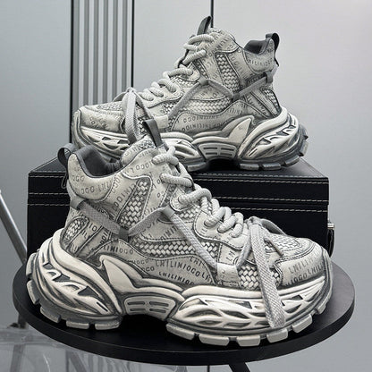 Embroidery Rope Lace Sneaker Boots