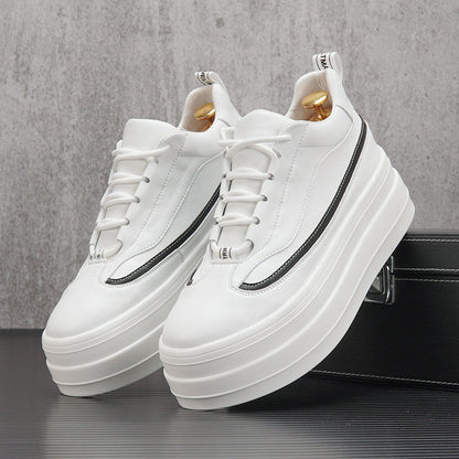 Thick-Sole Height-Increasing Skate Sneakers