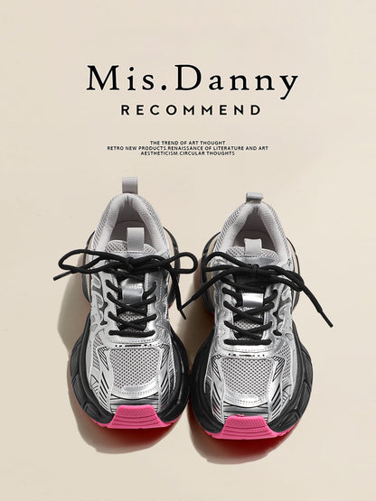 Mesh Platform Dad Sneakers