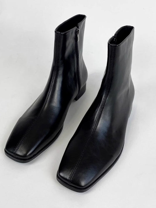 【Speed Shipping】Chelsea Waterproof Leather High Cut Boots WN6773-S
