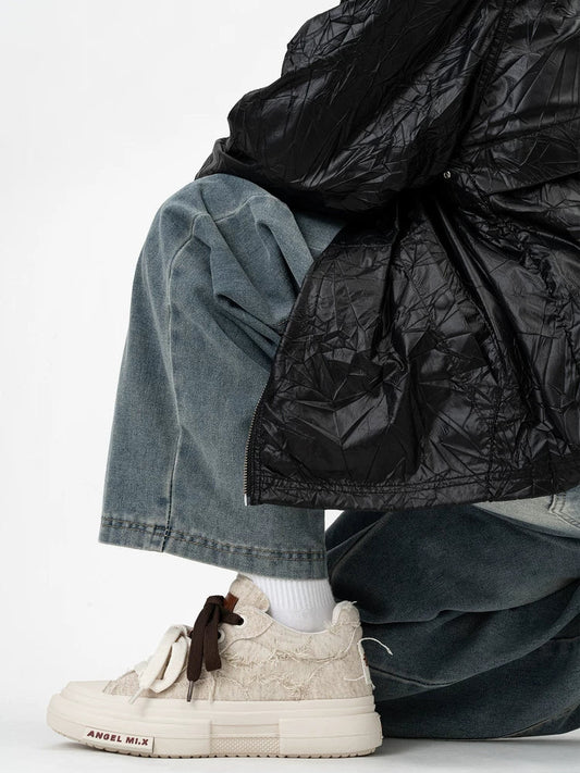 Marble Mismatch Street Sneakers