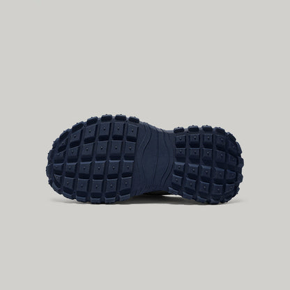 Color Block Tire Sole Chunky Sole Lace-Up Sneakers