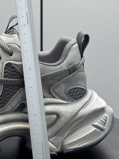 Mesh Panel Chunky Sole Sneakers