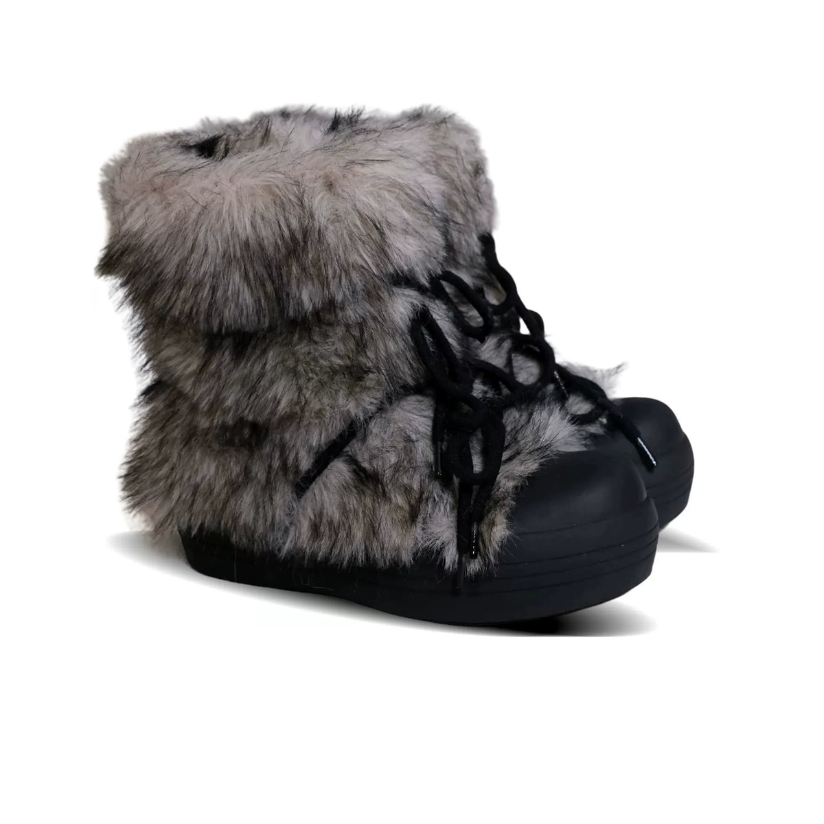 Fur Lined Chunky Sole Snow Boots