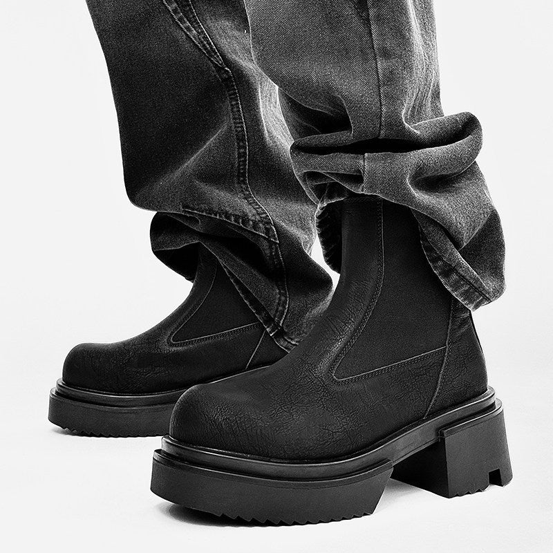 Chunky Platform Chelsea Boots