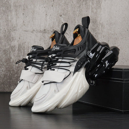 Strap Panel Air Sole Chunky Sole Sneakers