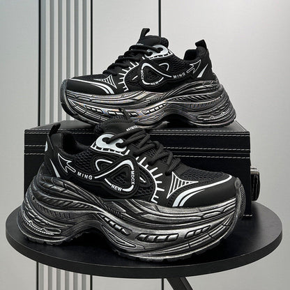 Chunky Platform Mesh Sneakers