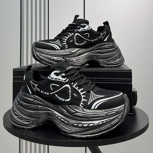 Chunky Platform Mesh Sneakers