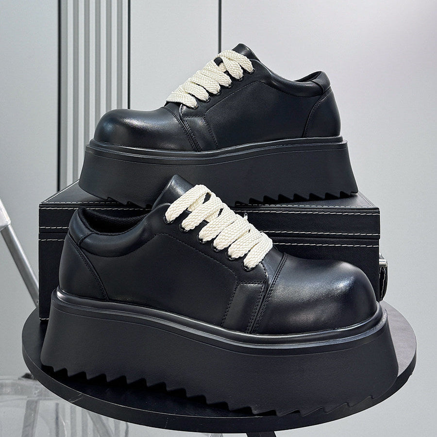 Platform Height Increase Round Toe Sneakers WN24782