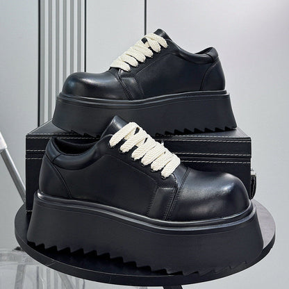 Platform Height Increase Round Toe Sneakers WN24782