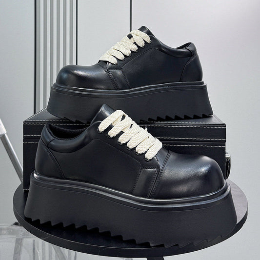 Platform Height Increase Round Toe Sneakers WN24782