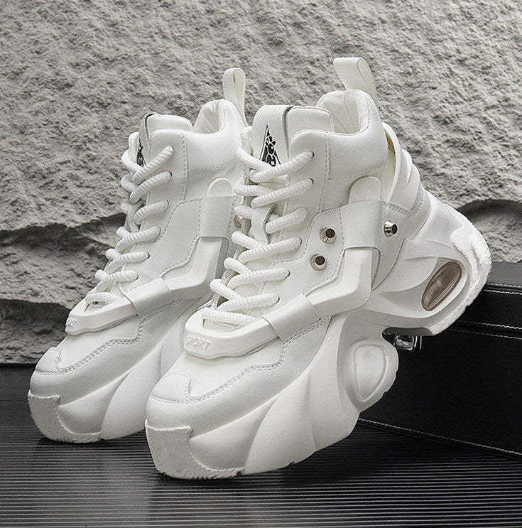 Strap Air Sole Platform Sneaker Boots