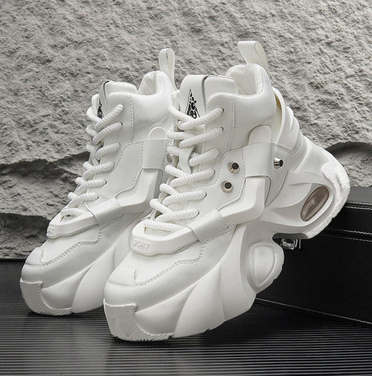 Strap Air Sole Platform Sneaker Boots