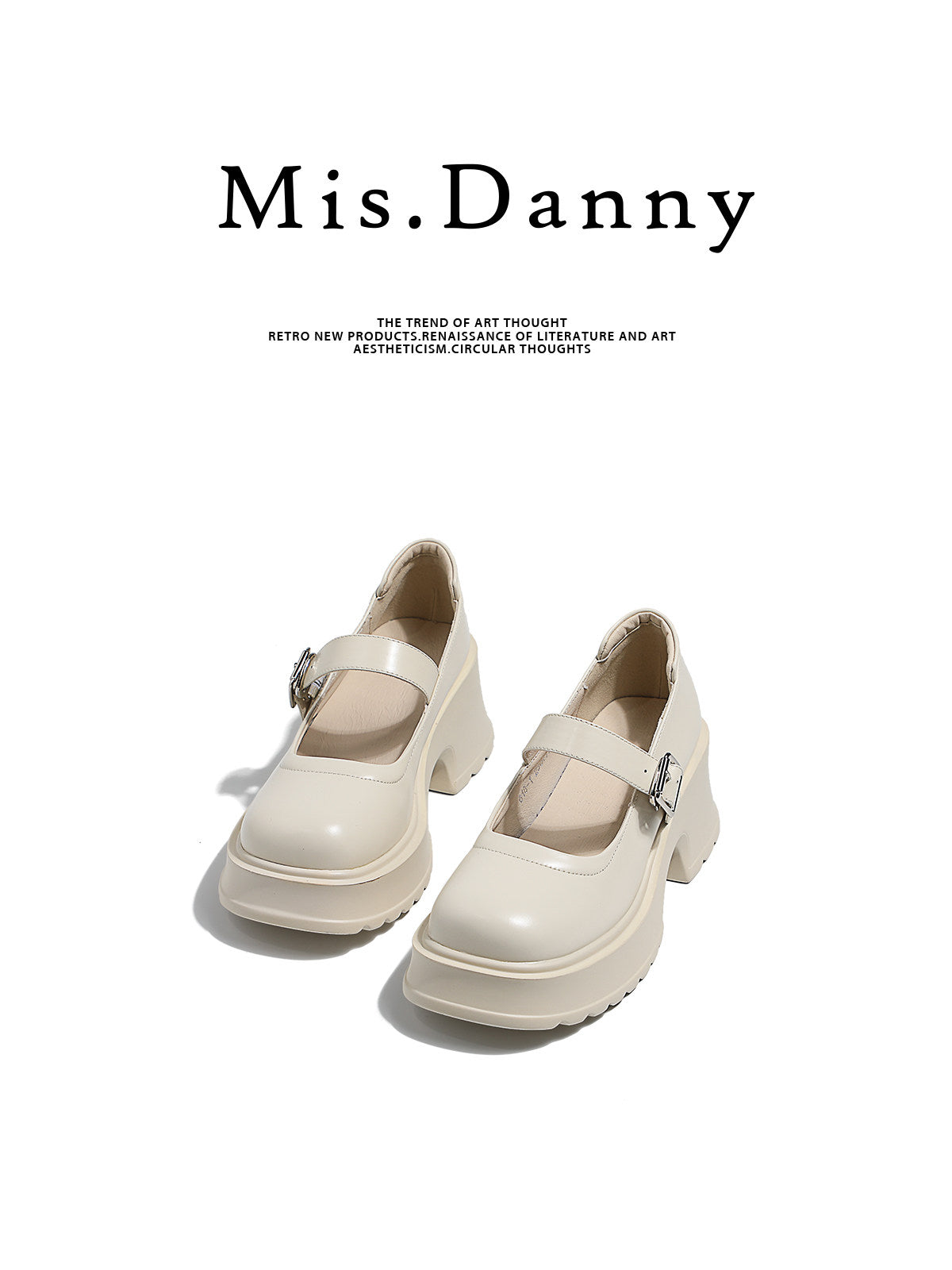 Low-Cut Platform PU Leather Shoes