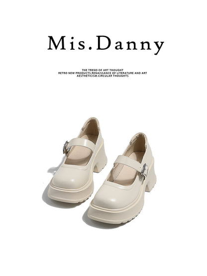PU Leather Platform Pumps