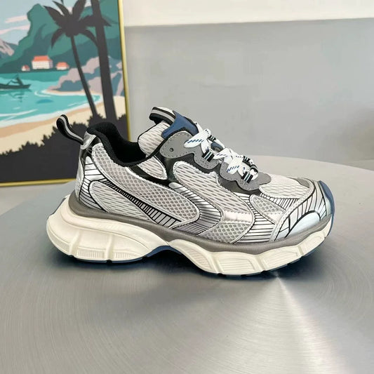 Mesh Thick Sole Sporty Sneakers