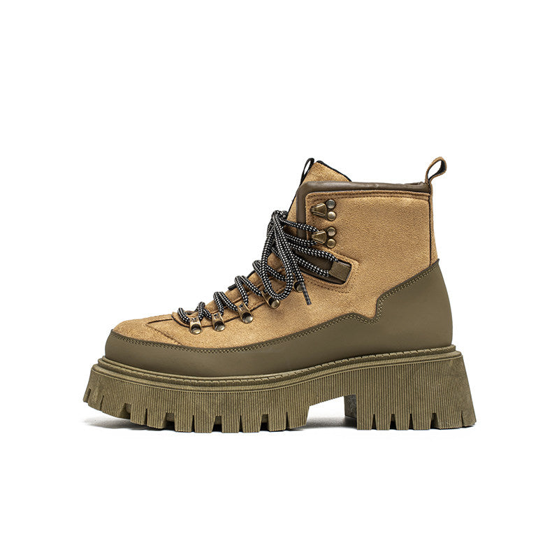 High-Top Thick Sole Outdoor Hiking Boots
