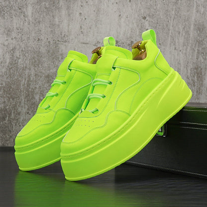 Platform Lace-Up Sneakers
