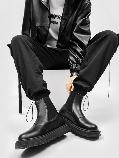 Side Gore Thick Sole Short Boots