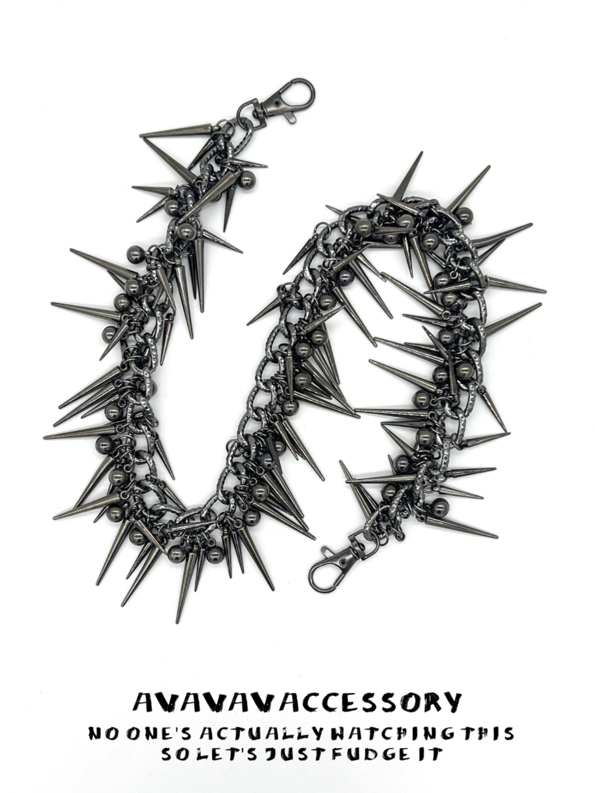 Vintage Punk Rivet Multi-Layer Hollow Waist Chain