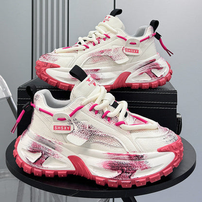 Paint Mesh Dad Sneakers