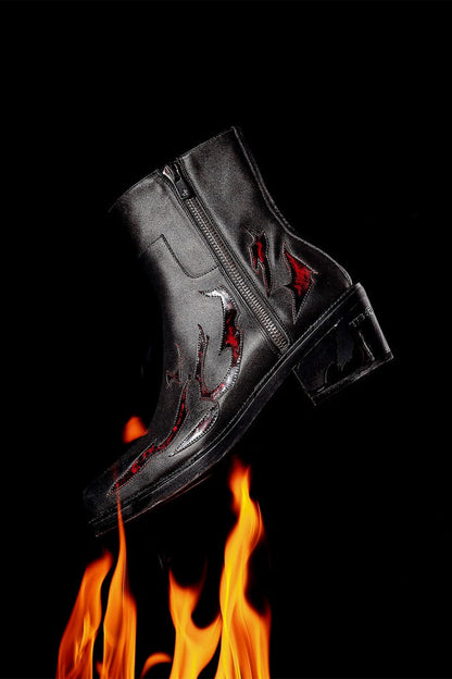 Flame Tall Chelsea Boots