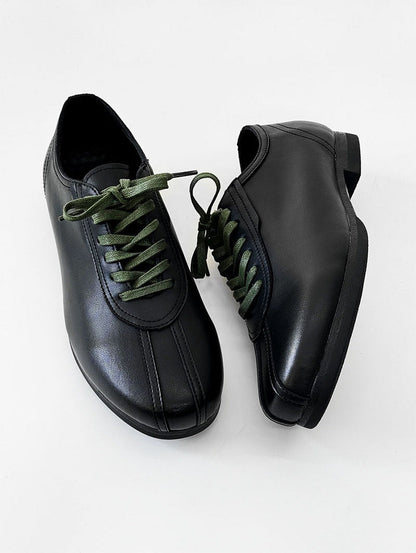 Soft Sole Flat Leather Derby Shoes