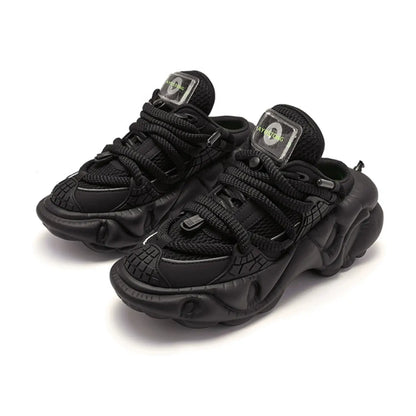 Closed Toe Chunky Sole Slip-On Shoes
