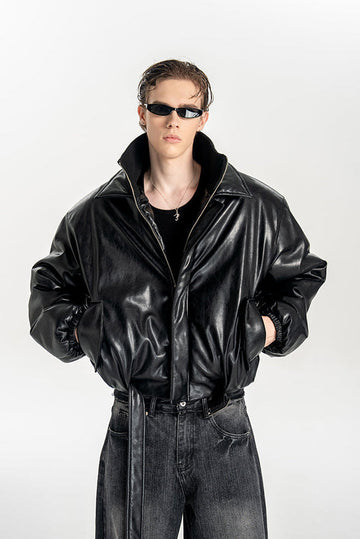 Glossy Double-Layer Color Jacket