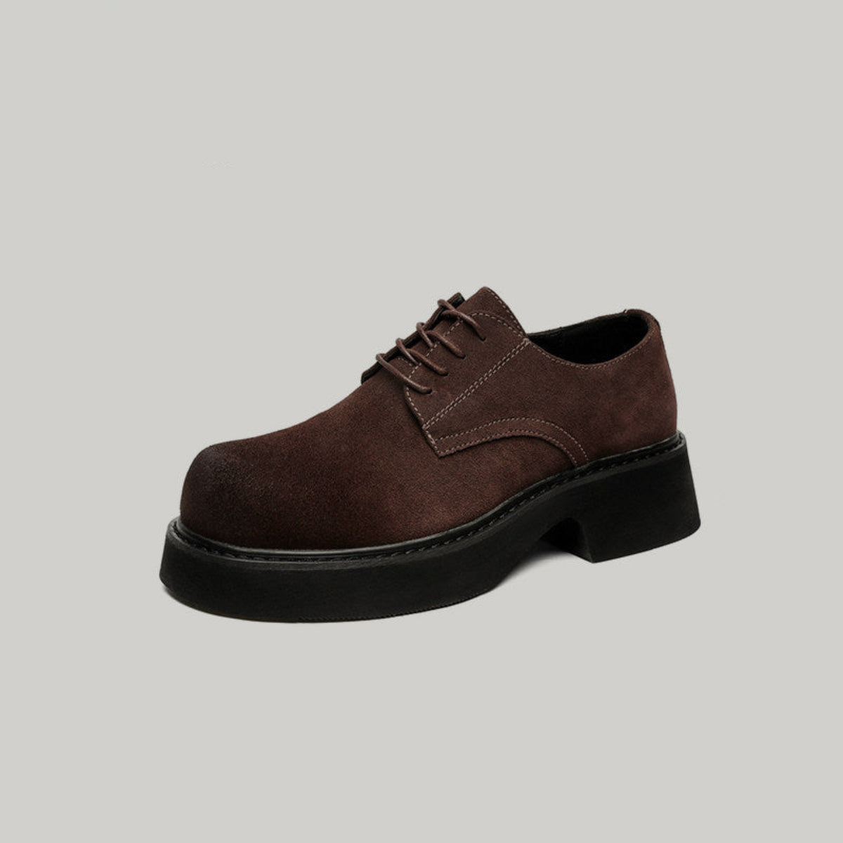 Comfortable Leather Suede Big Toe Shoes