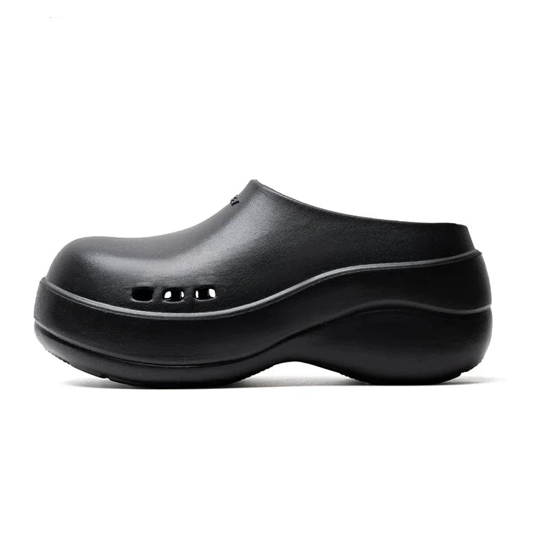 Midnight Wave Platform Clogs