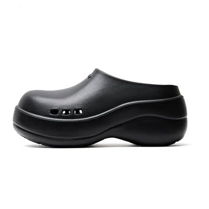 Midnight Wave Platform Clogs