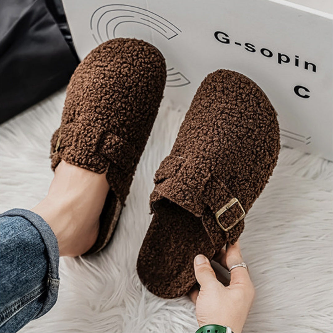 Thick Sole Cold-Protection Slip-On Shoes