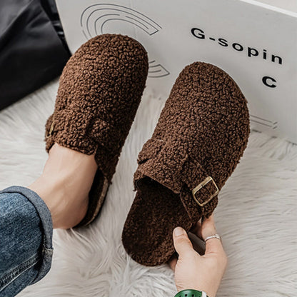Thick Sole Cold-Protection Slip-On Shoes