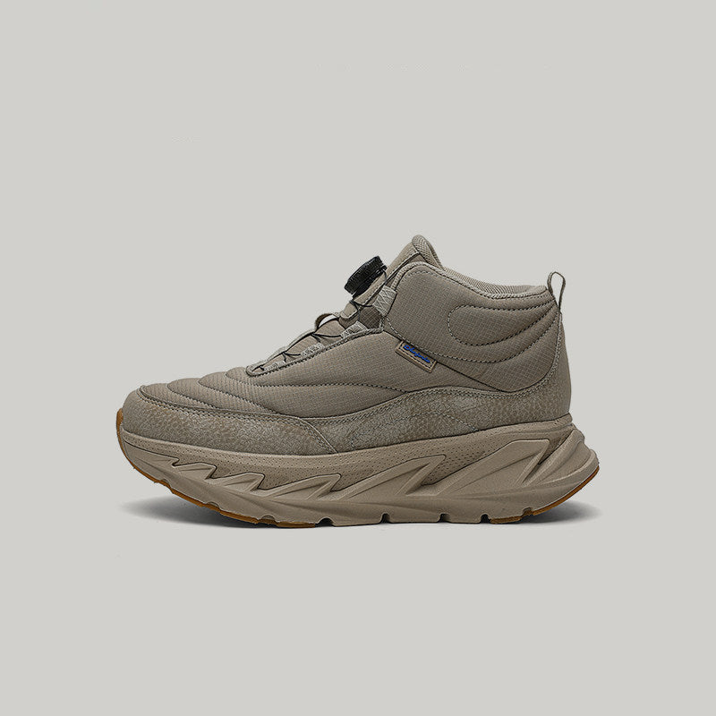 Soft Sole Shock Absorbing Outdoor High-Top Sporty Sneakers