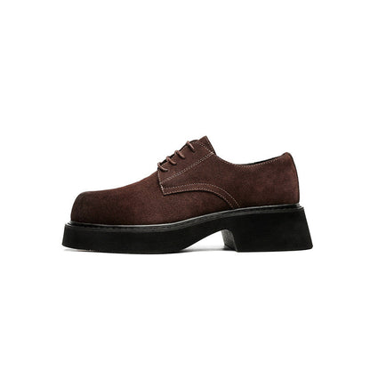 Comfortable Leather Suede Big Toe Shoes