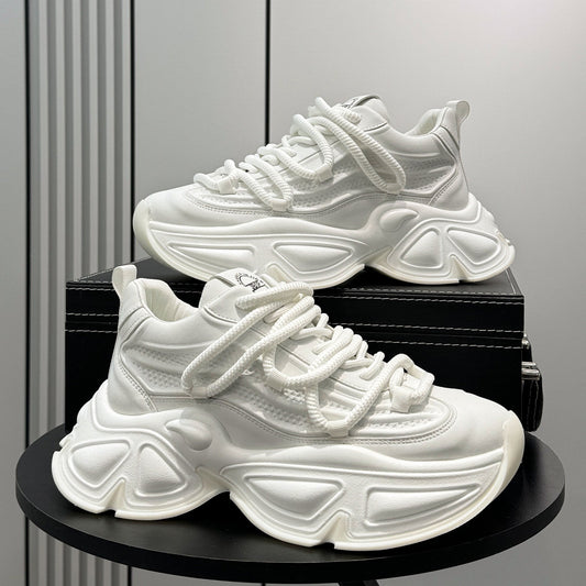 Panel Thick Sole Chunky Sole Sneakers