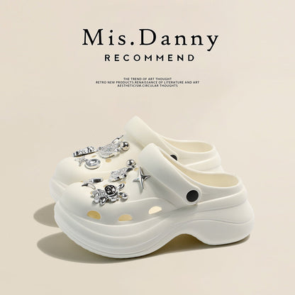 Soft Platform Height Increase Closed Toe Sandals