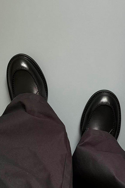 Suede Moc Derby Shoes
